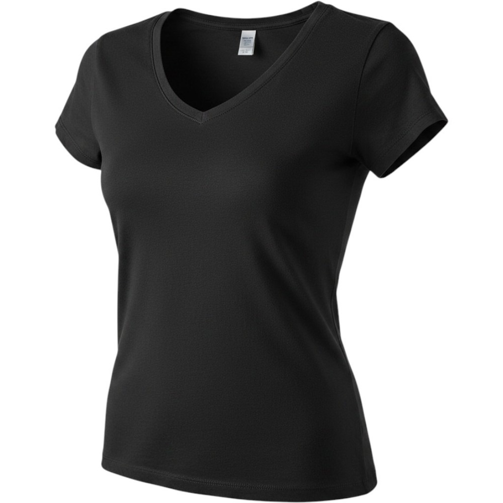 TIME AND TRU WOMEN'S V NECK T SHIRT Black‎ Size M New With Tag